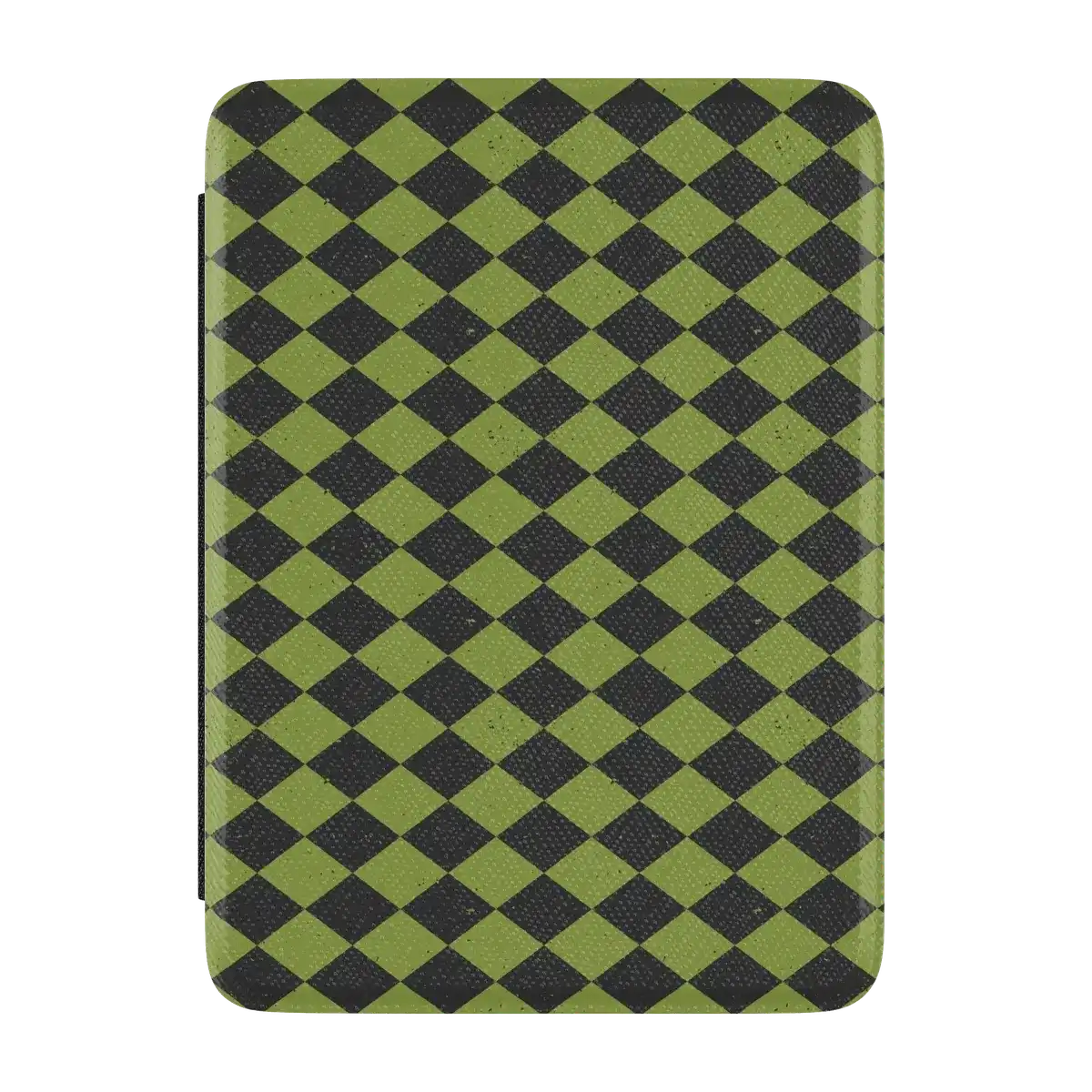 Wicked Hex | Green Checkered Kindle Case