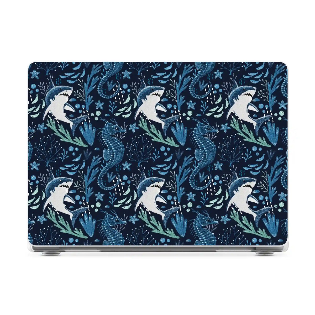 Midnight Reef | Shark Print Laptop Shell