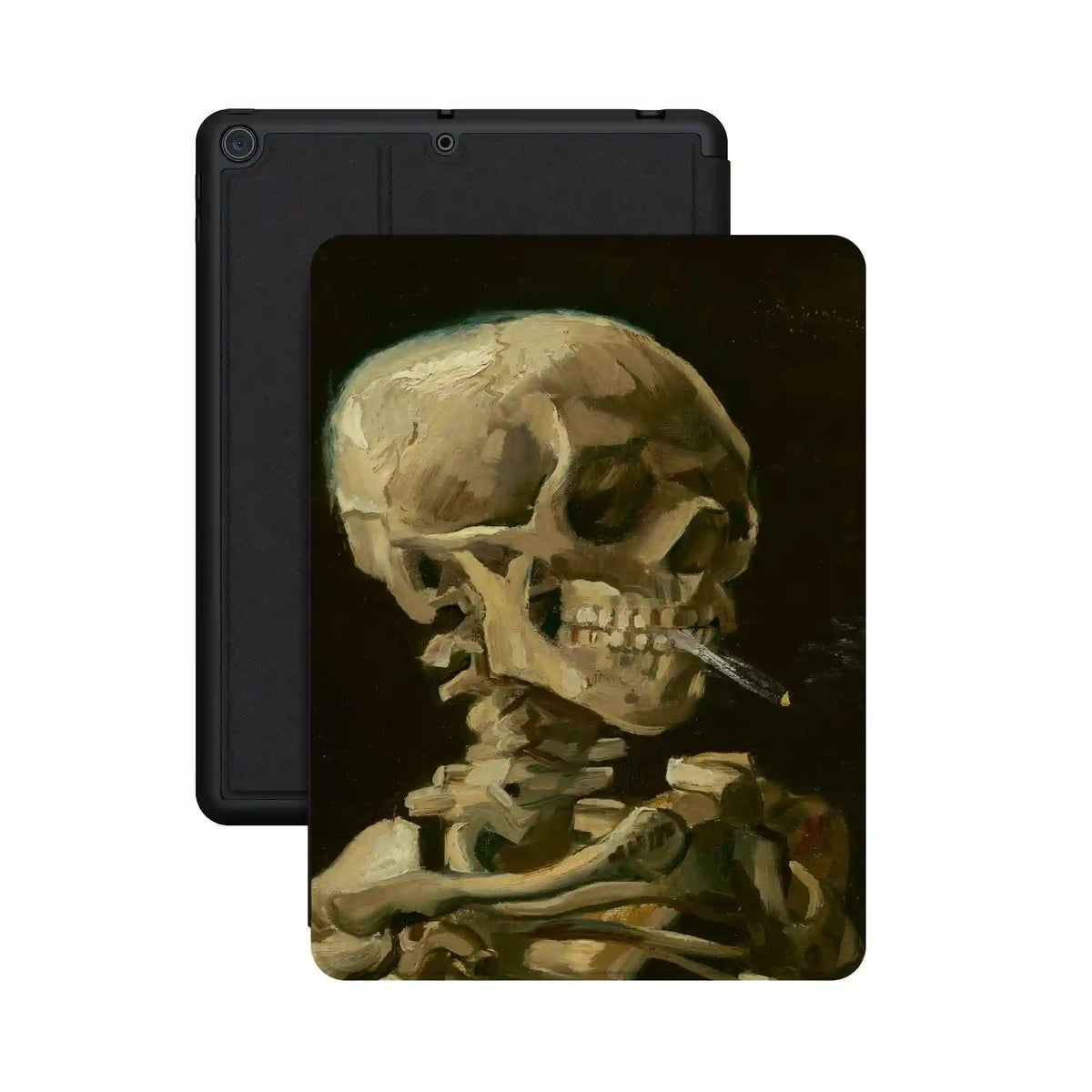 Van Gogh | Head of a Skeleton with a Burning Cigarette iPad Case