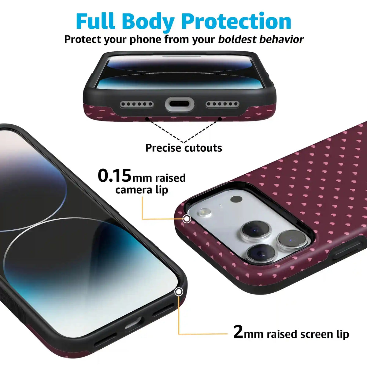Heart Noir | Tiny Hearts Case