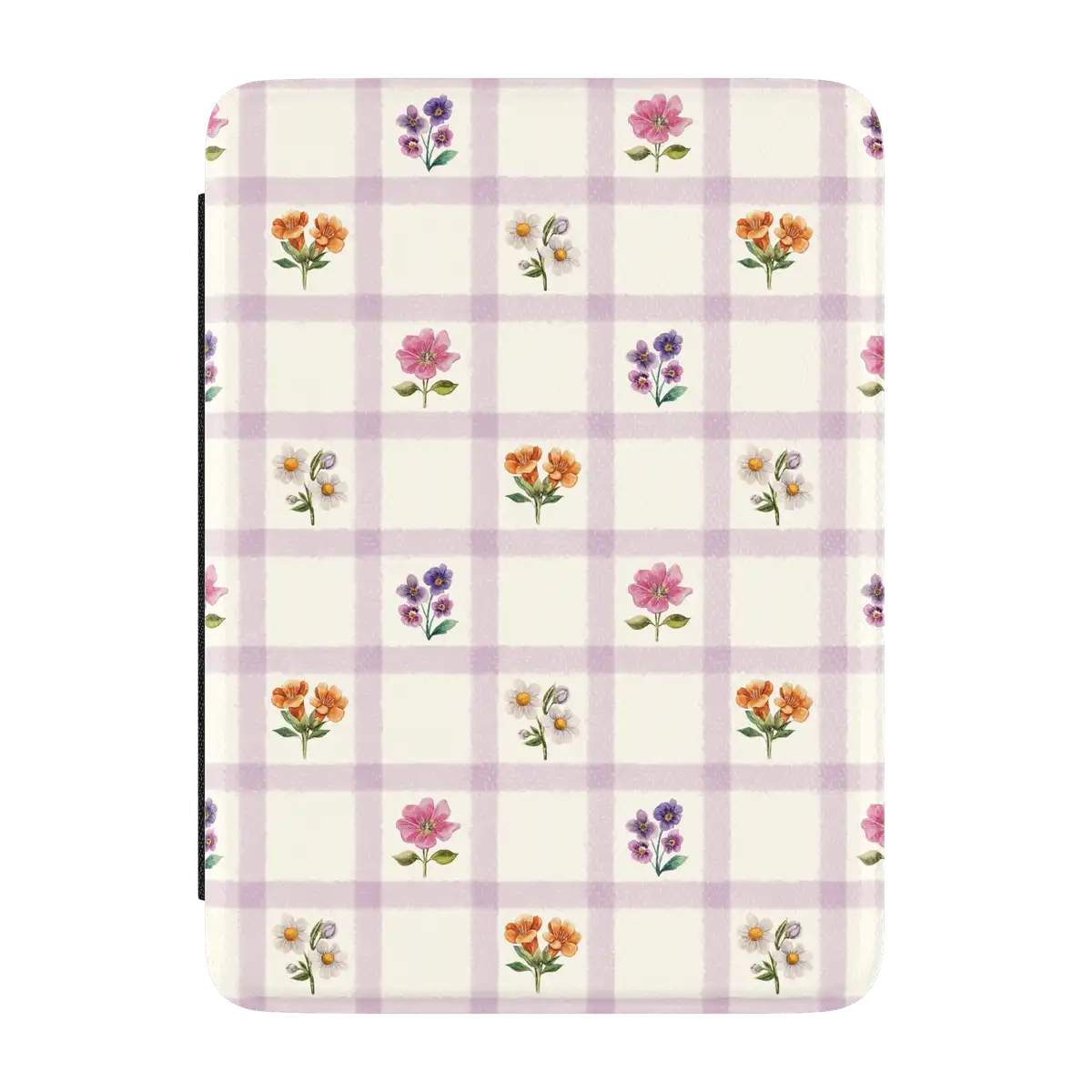 Meadow Check | Floral Gingham Kindle Case
