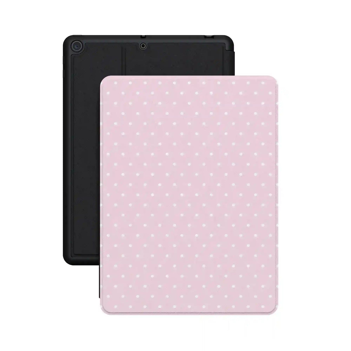 On the Dot | Pink & White Polka Dot iPad Case