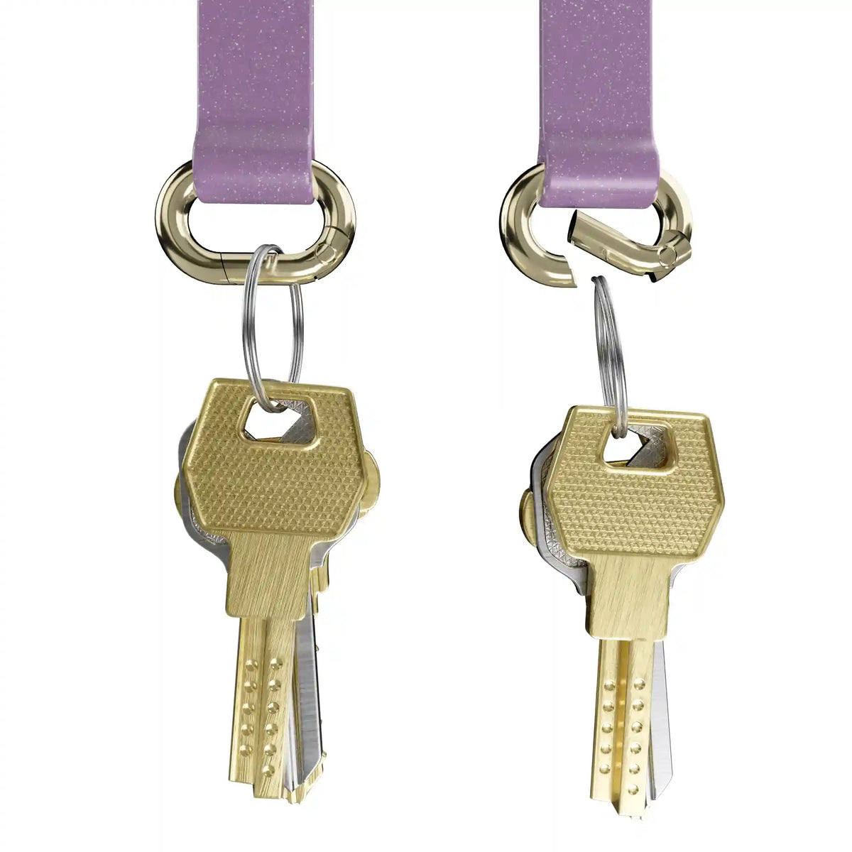 Lavender Waves | Purple Shimmer MagRing+ with Keychain