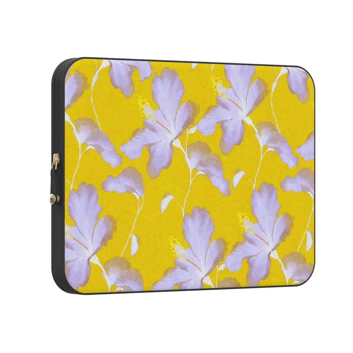 Hibiscus Haze | Painted Floral Laptop Case