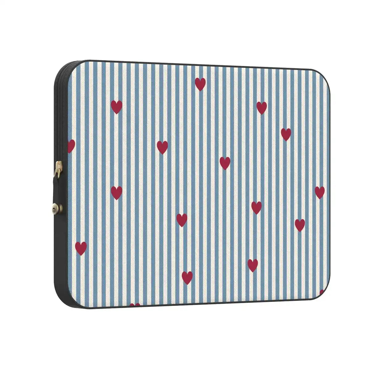 Love Lines | Blue Stripes Laptop Case