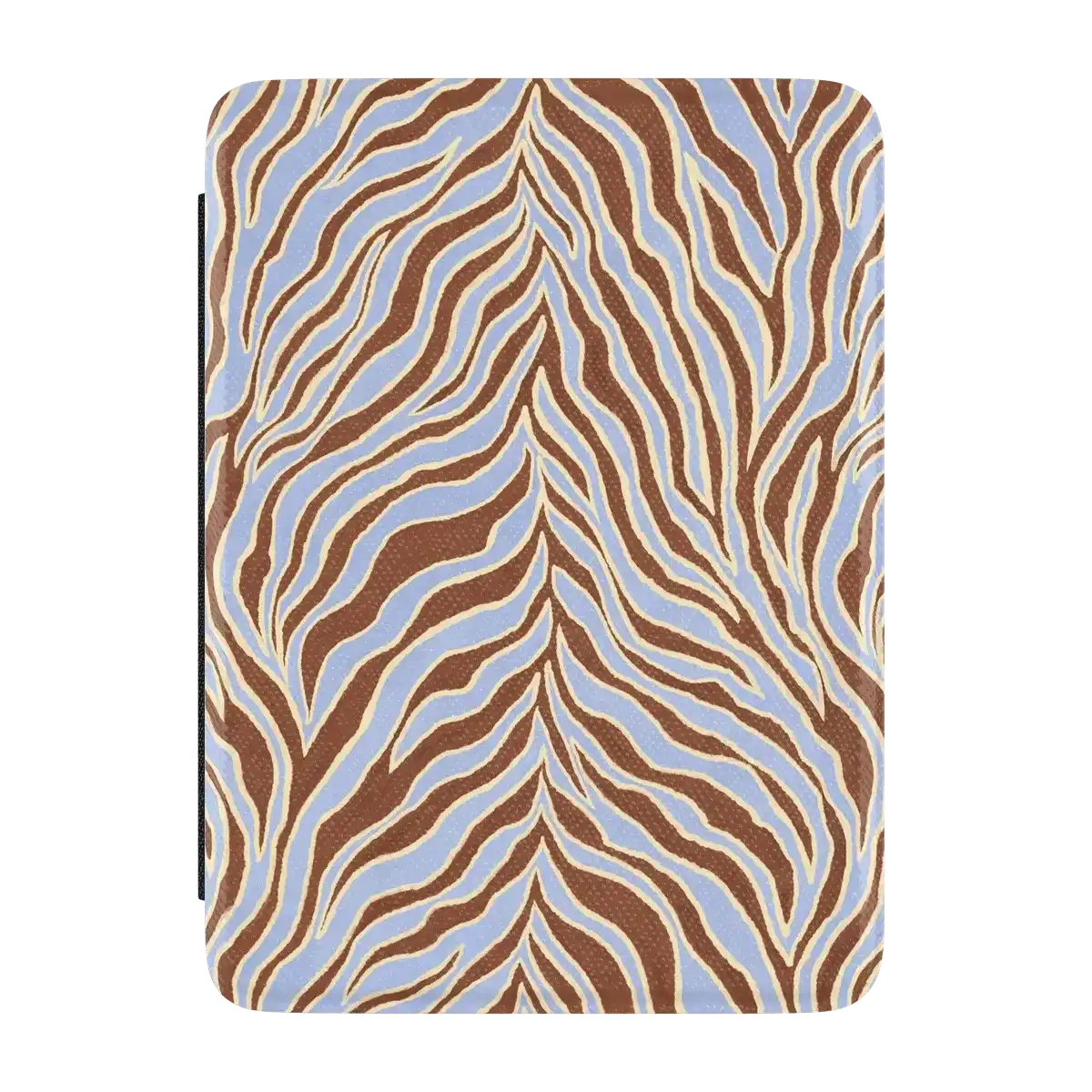 Untamed | Brown & Blue Zebra Kindle Case