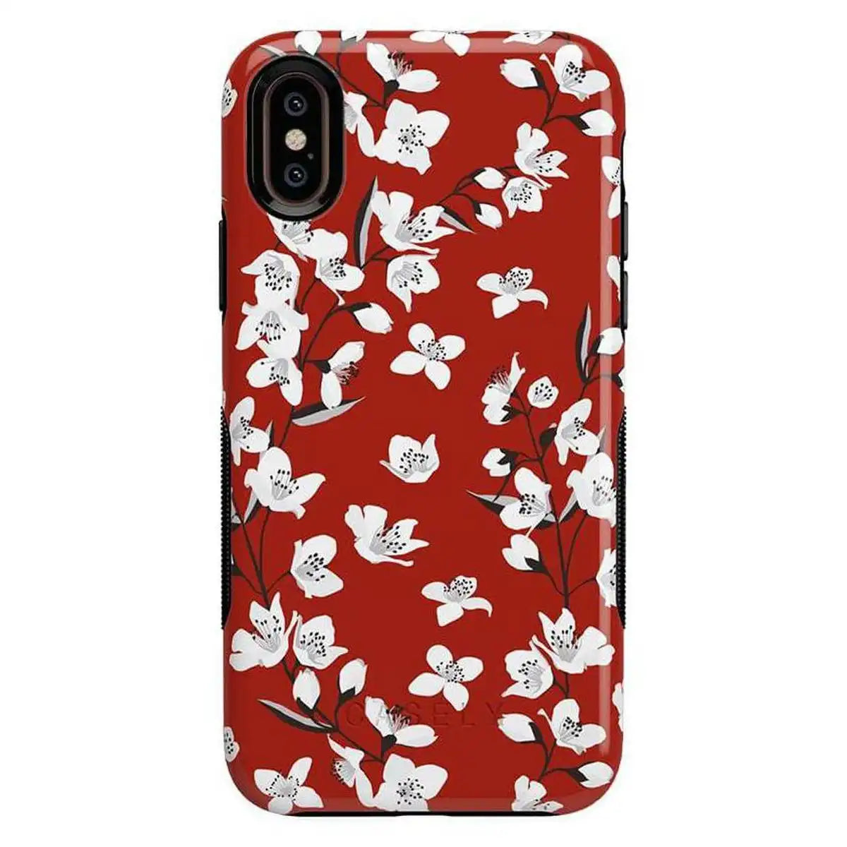 Floral Forest | Red Cherry Blossom Floral Case