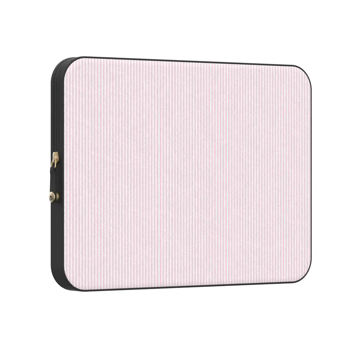 Stripes and the City | Light Pink Pinstripe Laptop Case