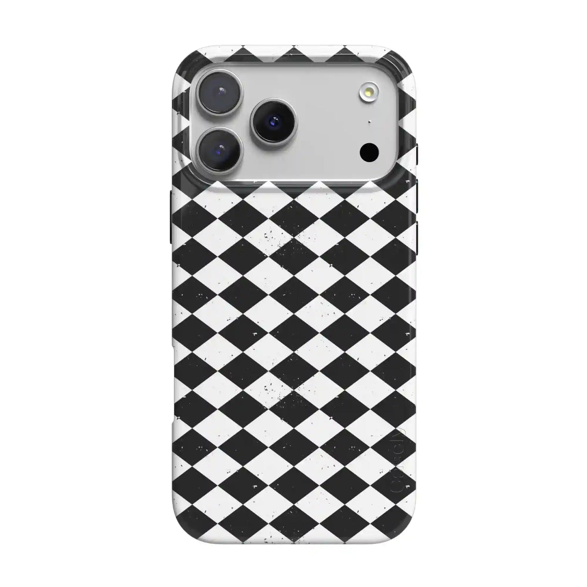 Salem's Hex | Black & White Checkered Case