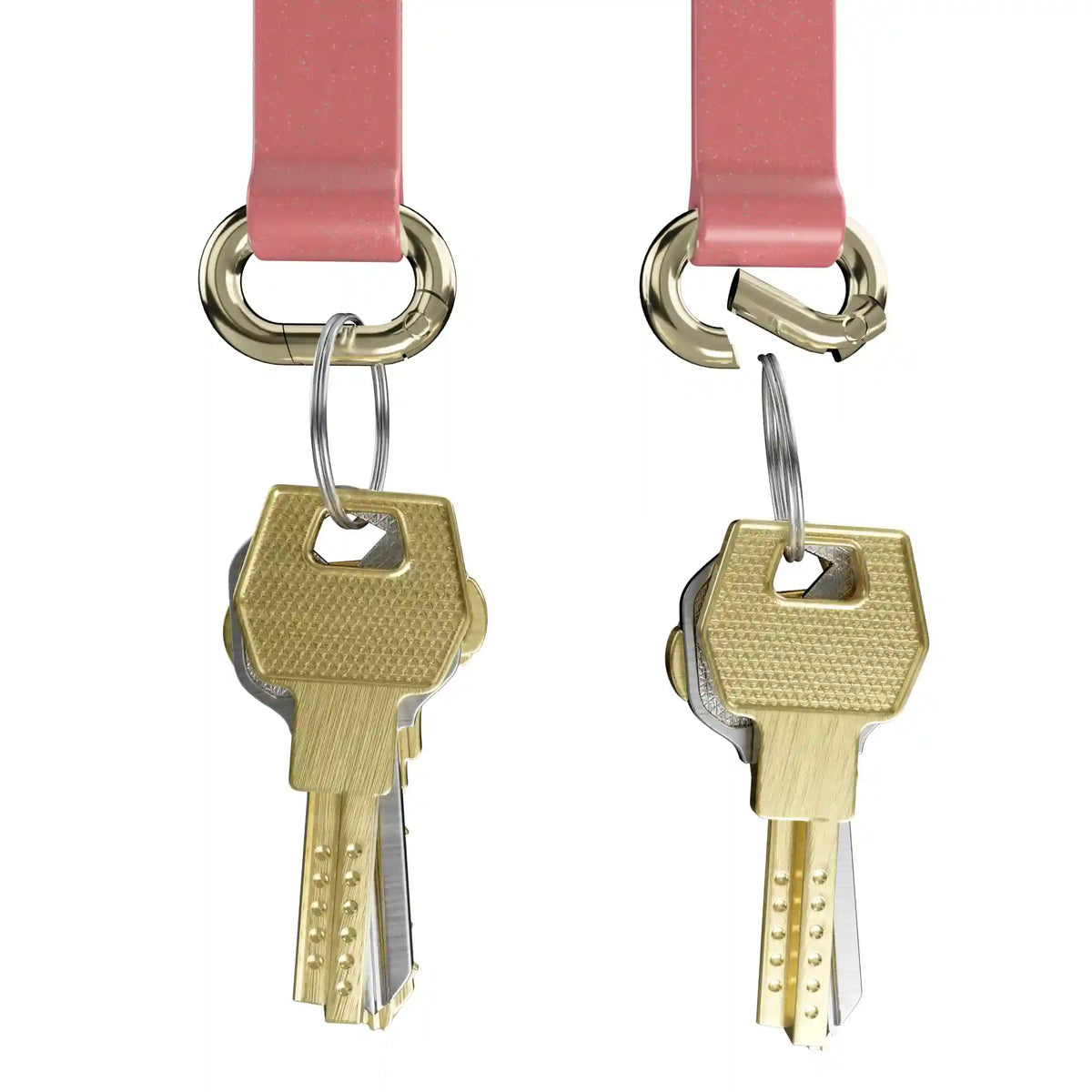 Starfish Wishes | Coral Pink Shimmer MagRing+ with Keychain