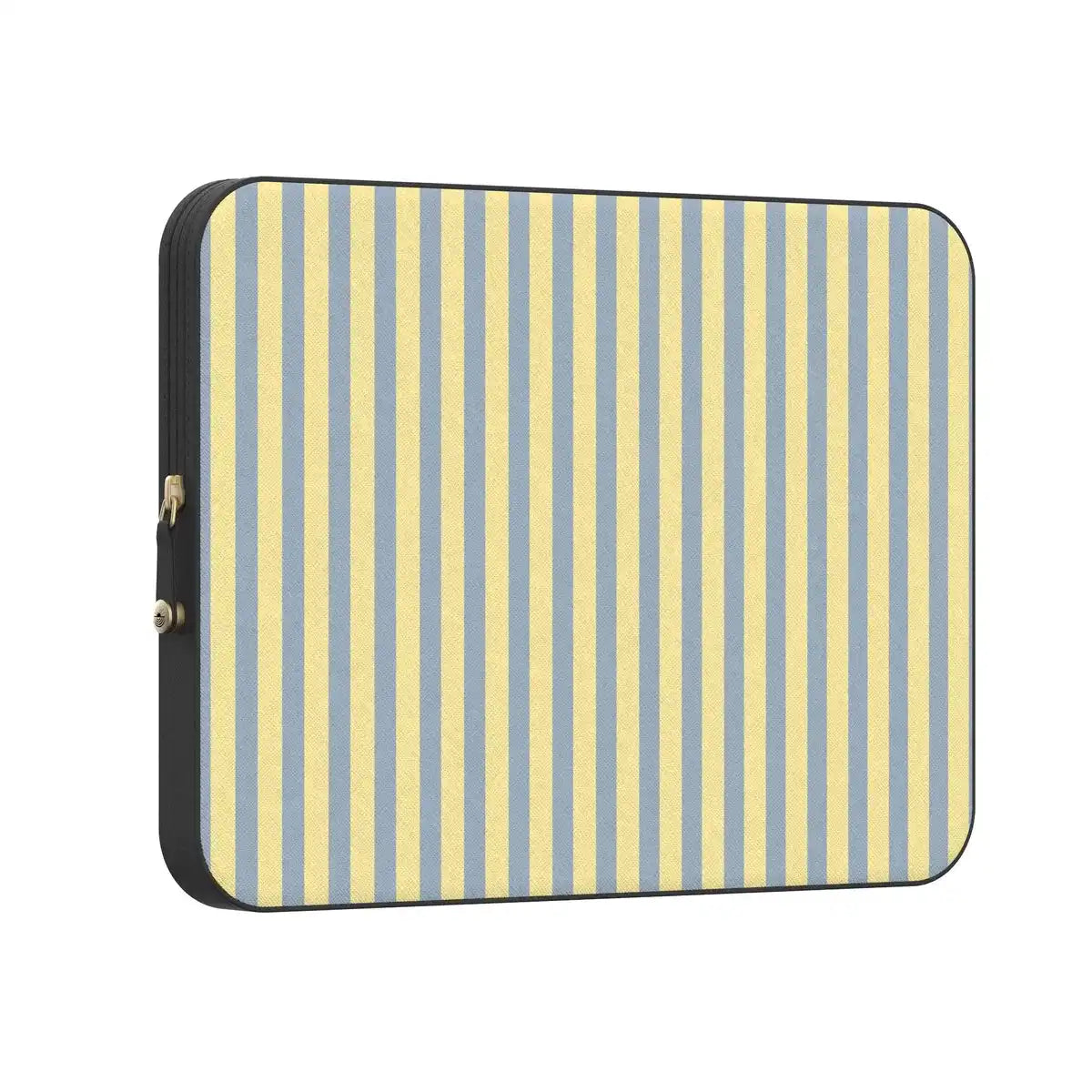 Coastline Stripes | Blue & Yellow Laptop Case