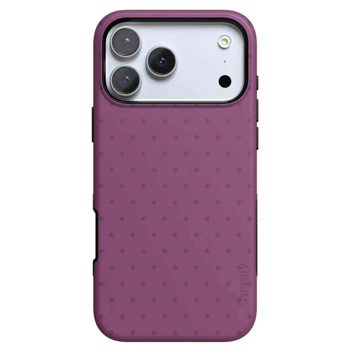 On the Dot | Plum Polka Dot Case