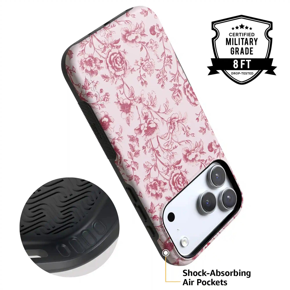Vintage Belle | Floral Toile Case