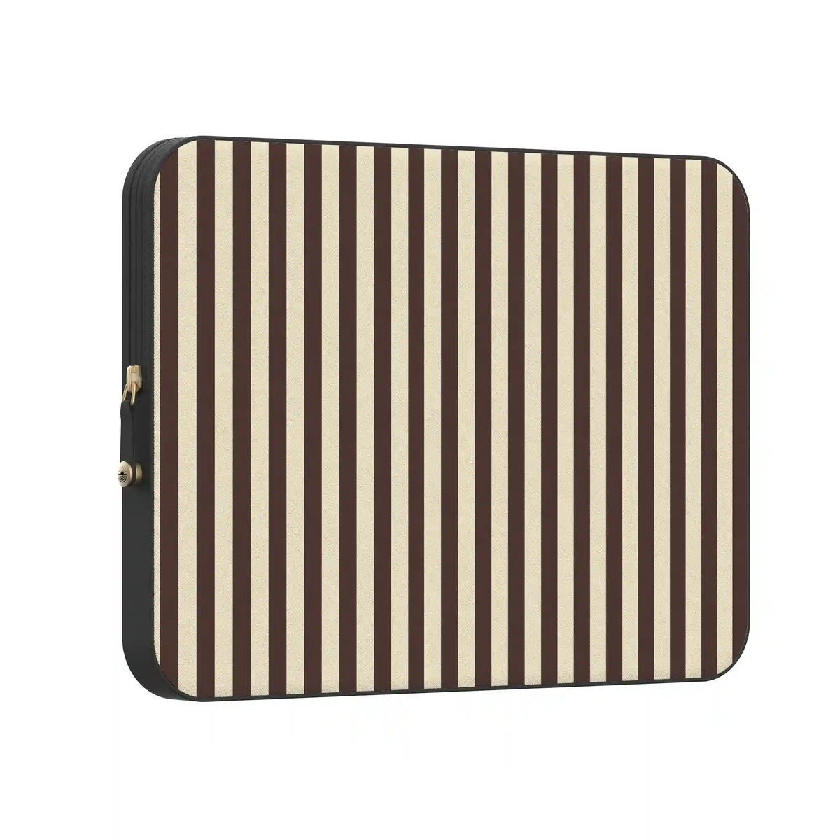 S'more Stripes | Brown Striped Laptop Case