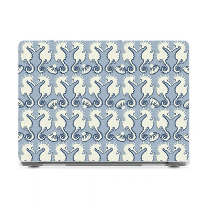 Seahorse Drift | Coastal Blues Laptop Shell