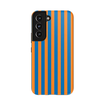 Go New York | Blue & Orange Stripes Case