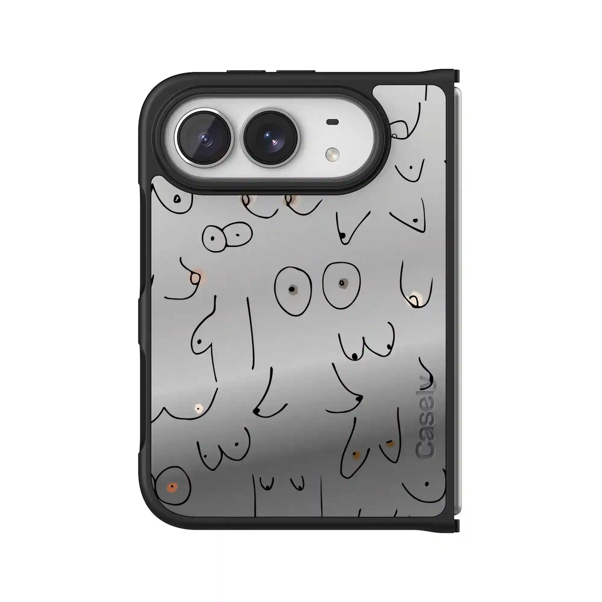 I'm With Her | Black & White Boobs Case