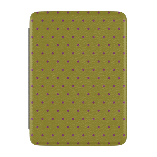On the Dot | Moss & Plum Dots Kindle Case