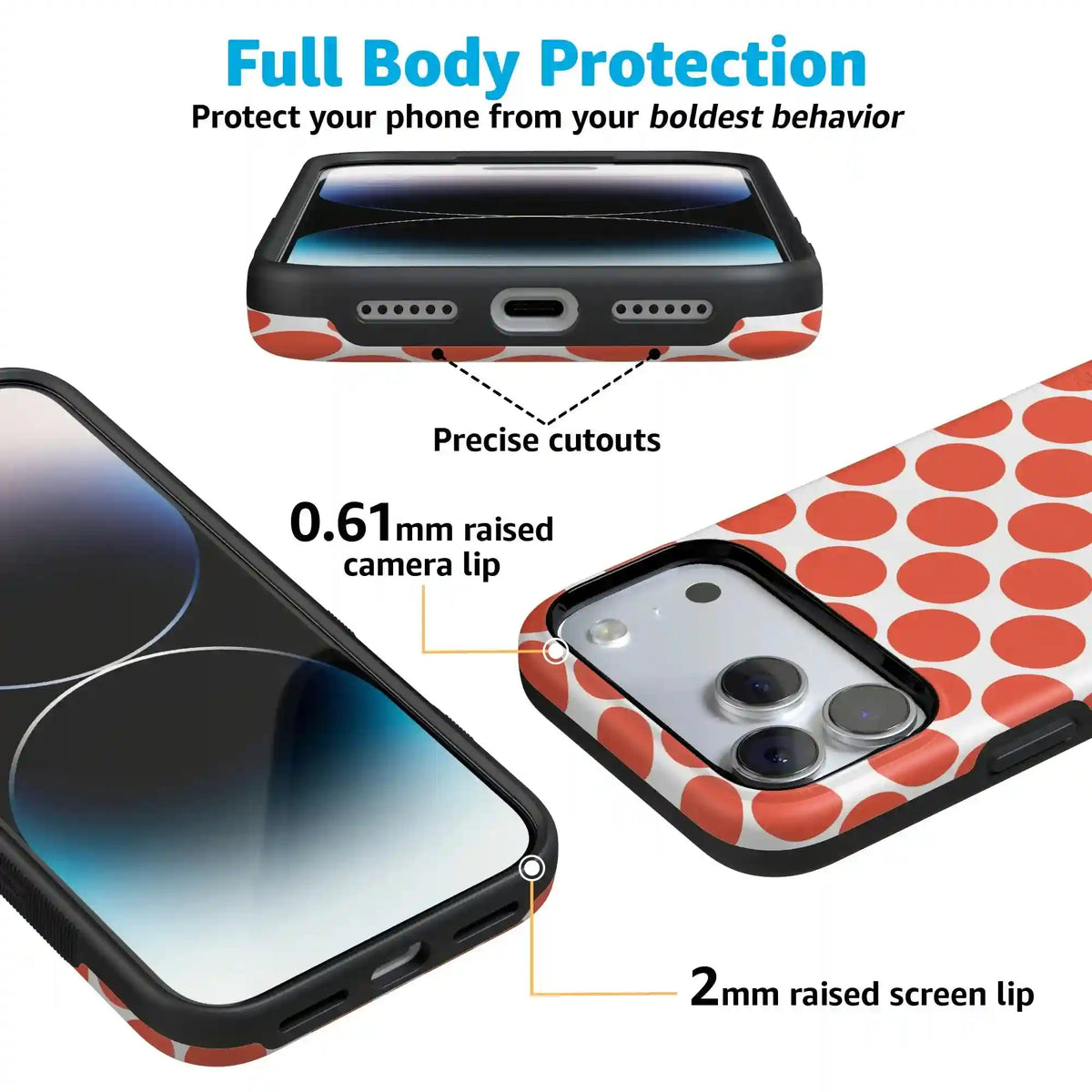 Red Dots | High Contrast Design Case