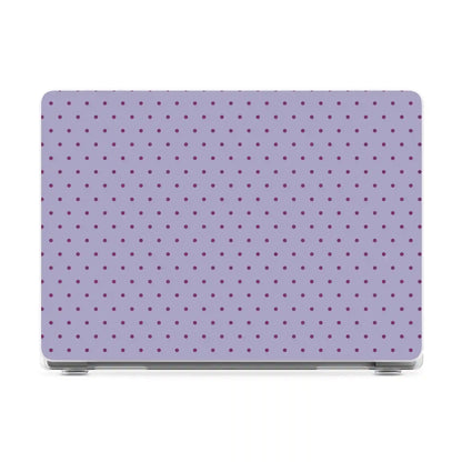 On the Dot | Purple & Plum Polka Dot Laptop Shell