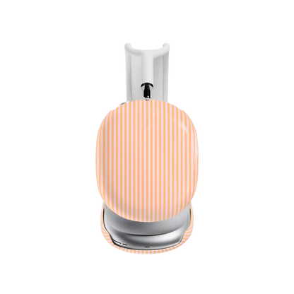 Stripes and the City | Orange & Pink Pinstripe AirPods Max Case