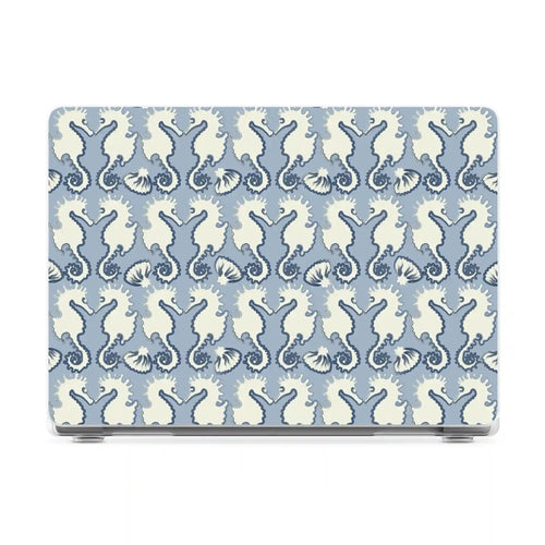 Seahorse Drift | Coastal Blues Laptop Shell