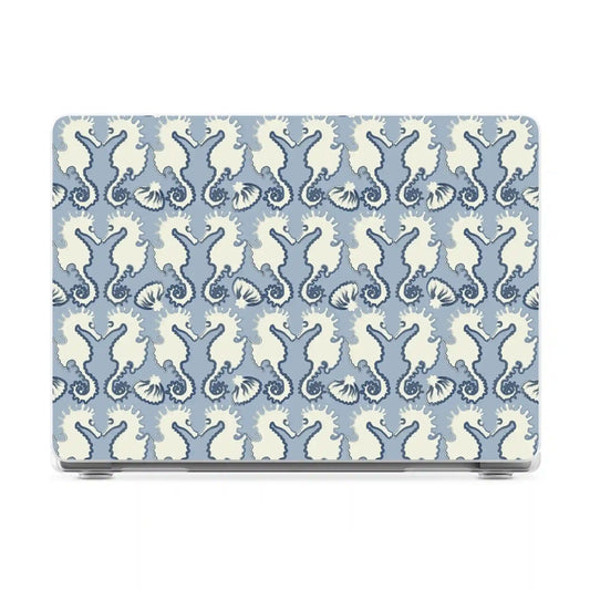 Seahorse Drift | Coastal Blues Laptop Shell