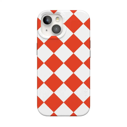 Red Checkerboard | High Contrast Design Case