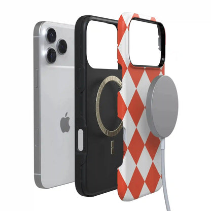 Red Checkerboard | High Contrast Design Case