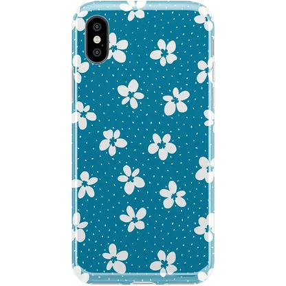 Flower My World | Ocean Blue Floral Case