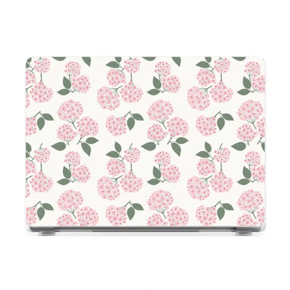 Nantucket Cottage | Pink Hydrangea Laptop Shell