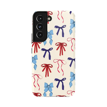 American Girlie | Red White & Blue Bows Case