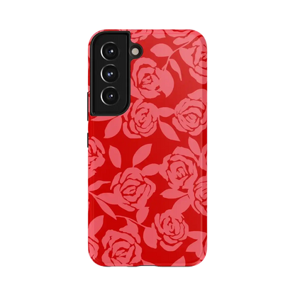 Final Rose | Red & Pink Floral Case