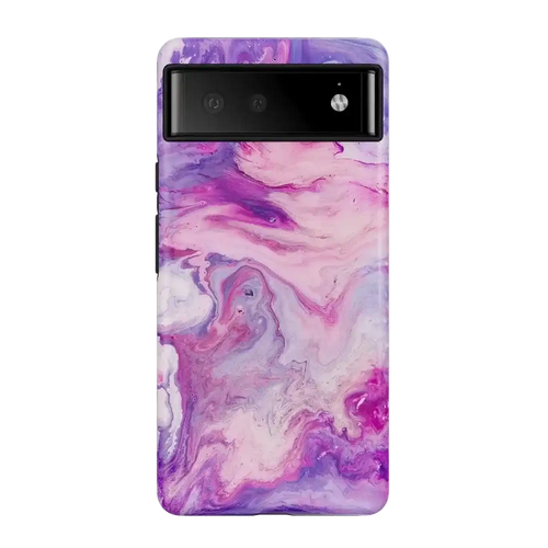 Tie Dying Over You | Purple Marble Google Pixel Case