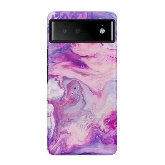 Tie Dying Over You | Purple Marble Google Pixel Case