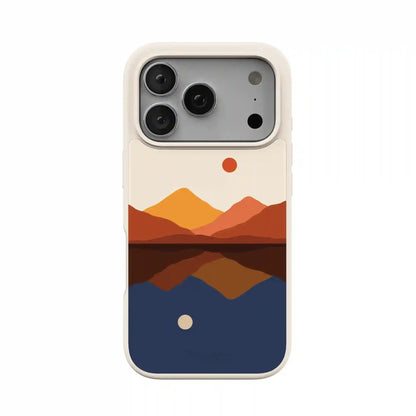 Opposites Attract | Day & Night Colorblock Mountains Case