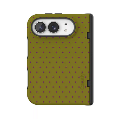 On the Dot | Moss & Plum Dots Case