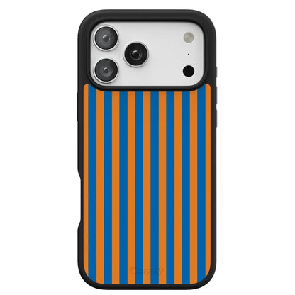Go New York | Blue & Orange Stripes Case