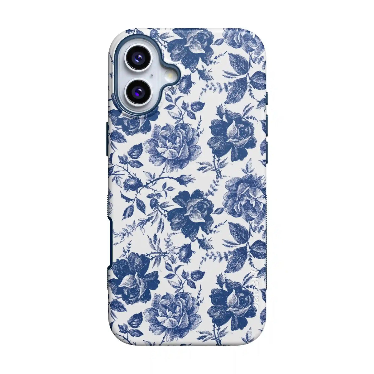 Rose to Fame | Blue & White Rose Floral Case