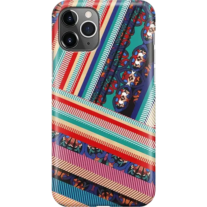 Wearing Layers | Layered Patchwork iPhone Case