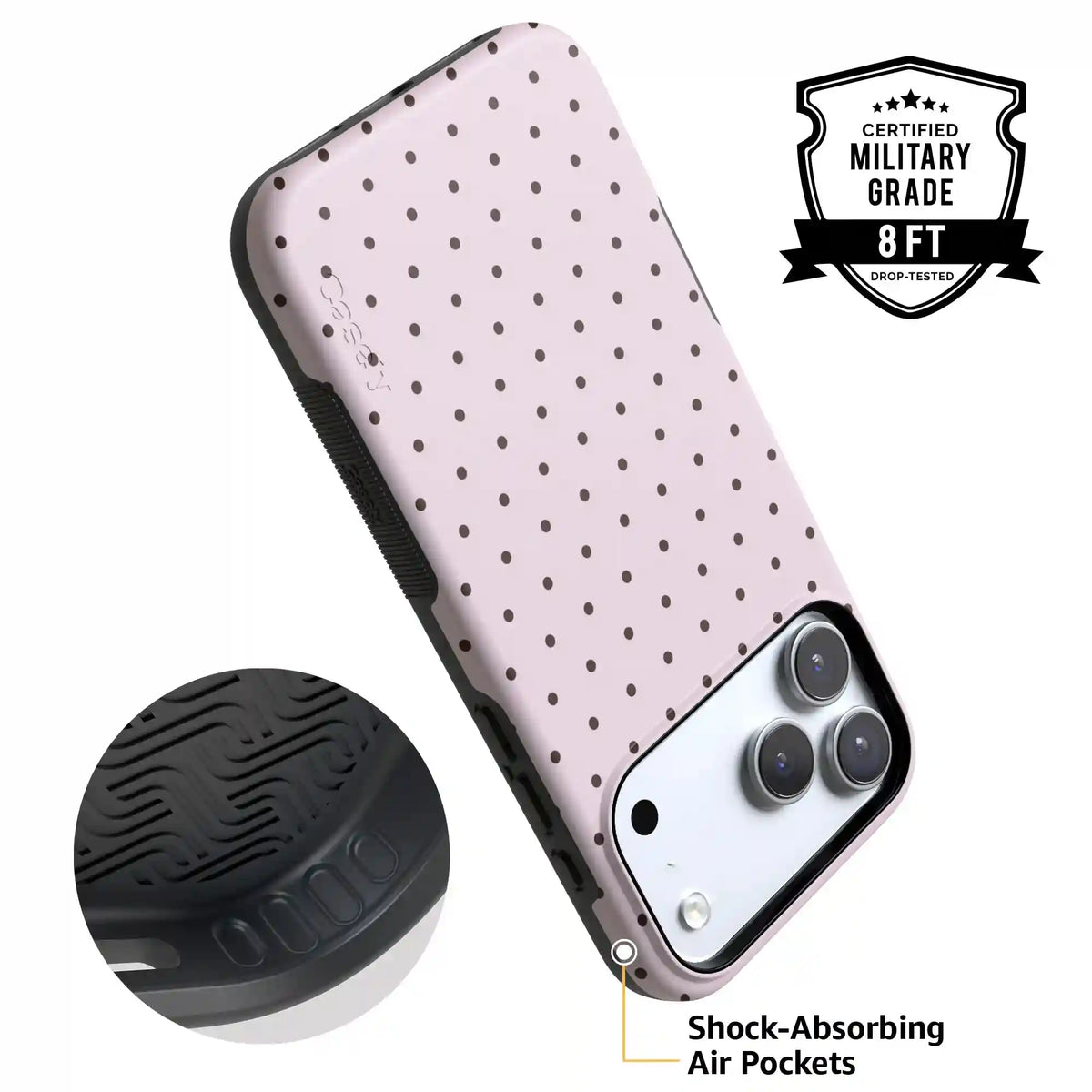 On the Dot | Pink Polka Dot Case