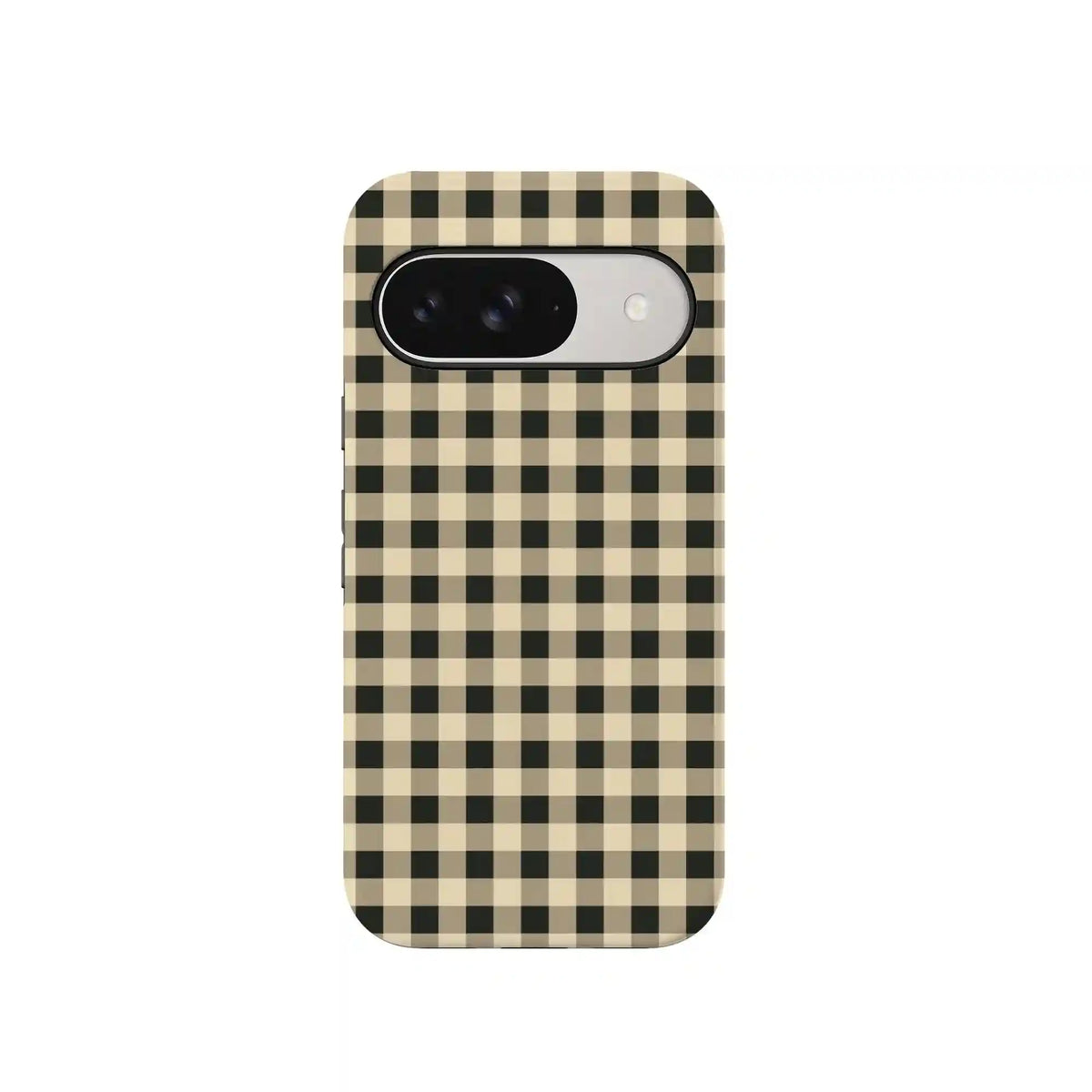 Cedar Lane | Black & Cream Gingham Case