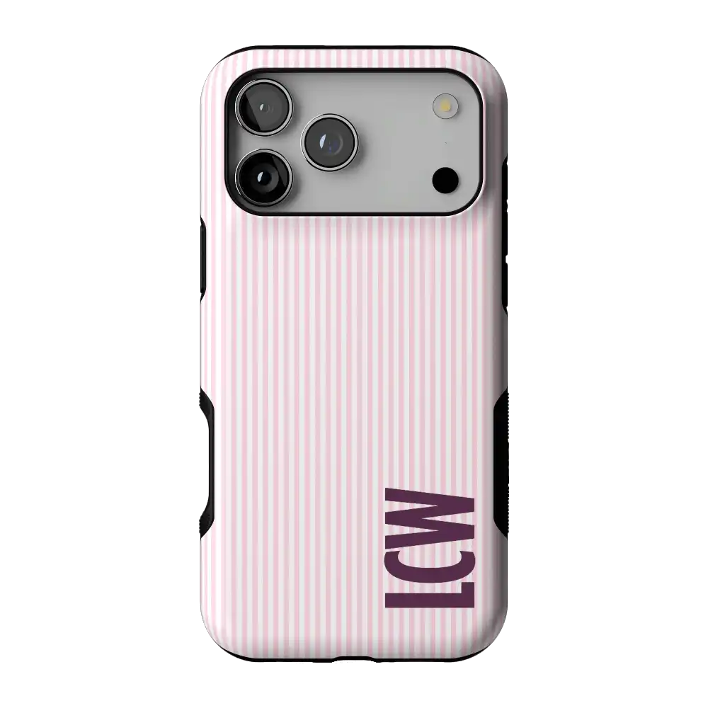 Stripes and the City | Light Pink Pinstripe Case