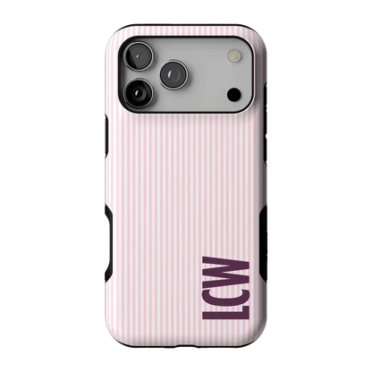Stripes and the City | Light Pink Pinstripe Case