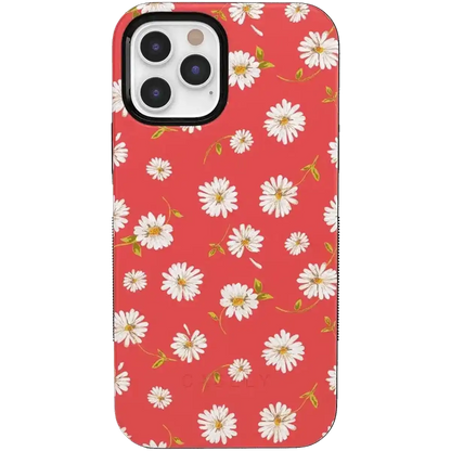 Daisy Daydream | Red Coral Floral Case