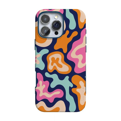 Midnight Color Splash | Abstract Retro Case