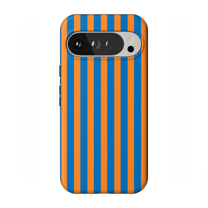 Go New York | Blue & Orange Stripes Case