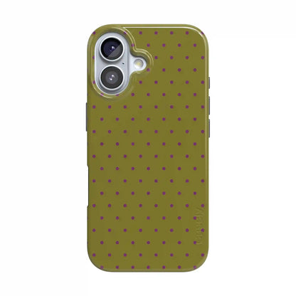 On the Dot | Moss & Plum Dots Case