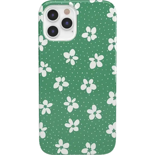 Flower My World | Jade Green Floral Case