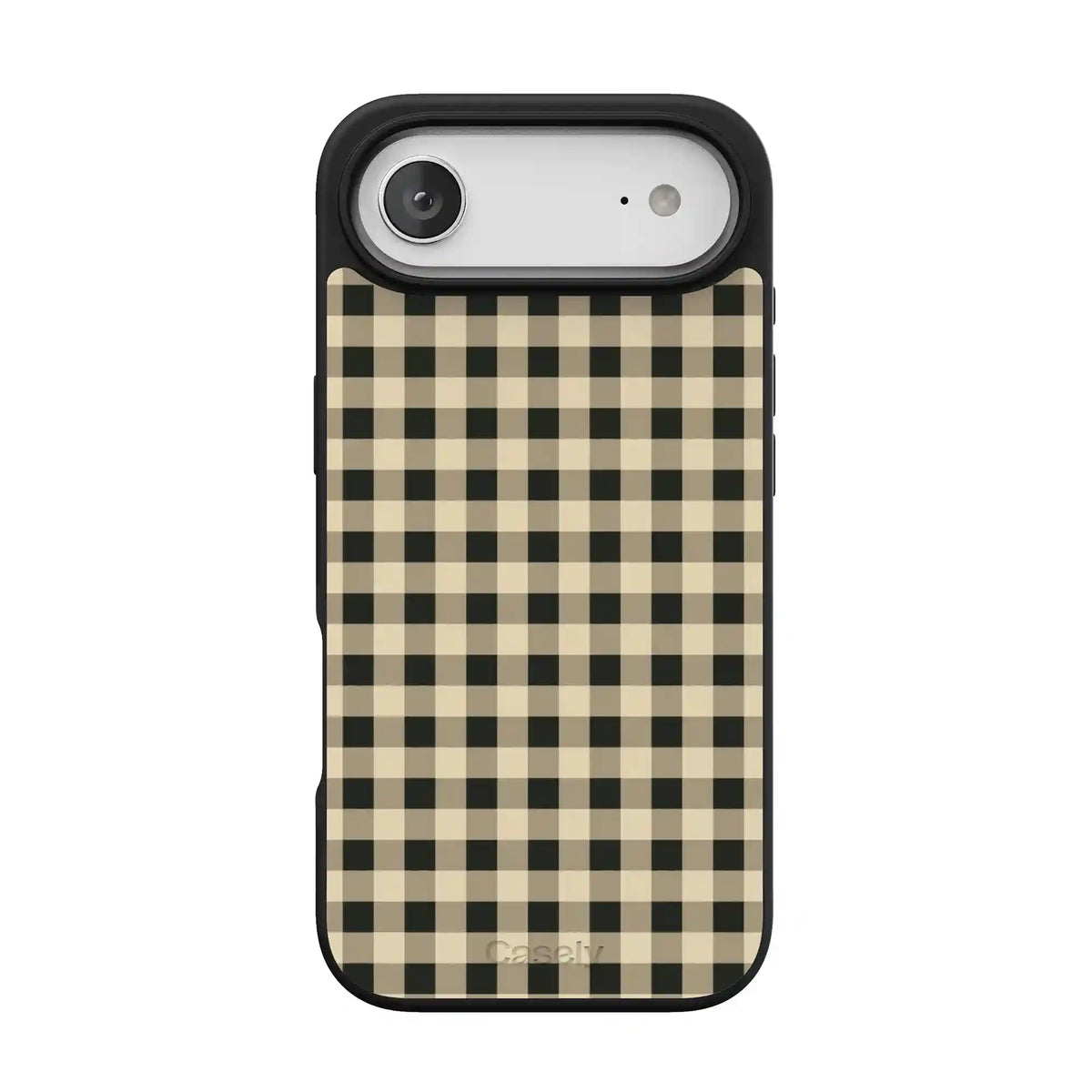 Cedar Lane | Black & Cream Gingham Case